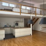 Wohn/Eßzimmer mit Empore