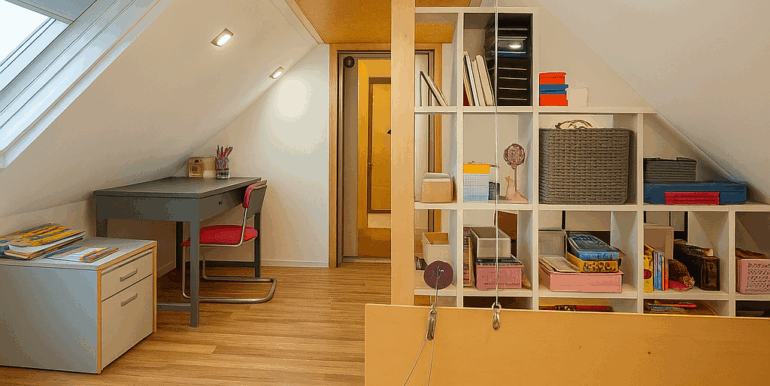 Durchgangszimmer DG Nutzfläche