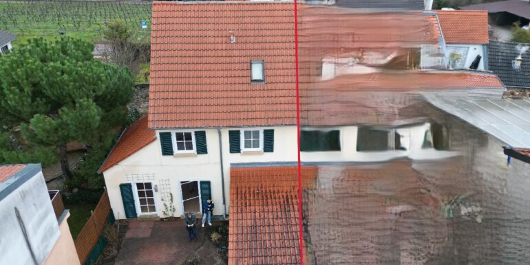 Haus Luft Rückseite