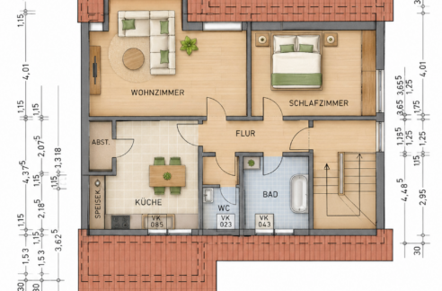 Grundriss Wohnung